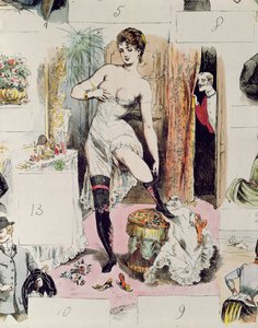 The Corset, illustration from La Vie Parisienne